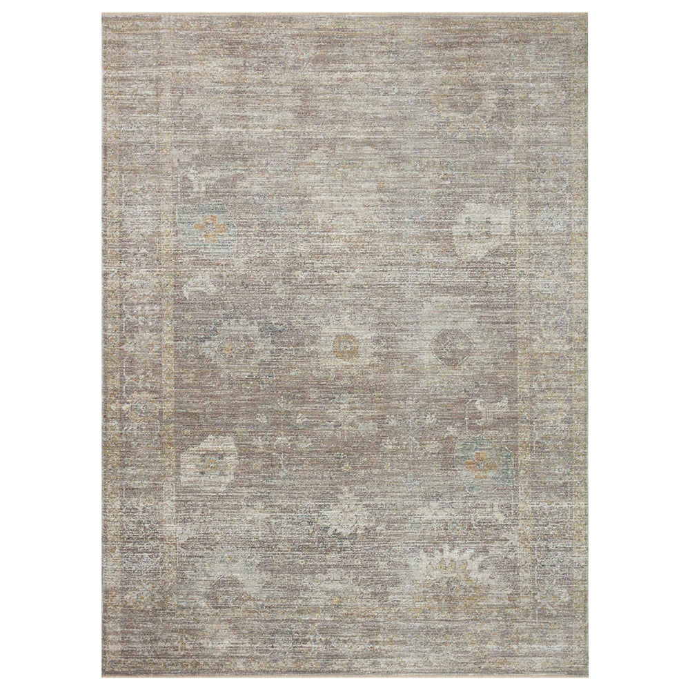 Magnolia Home by Joanna Gaines x Loloi 5'3" 7'6" Stone/Natural Millie MIE-05 Area Rug